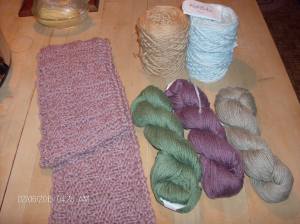 yarn fairy and harris tweed scarf 003