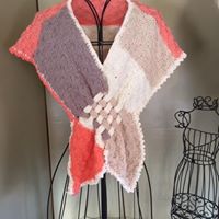 orange shawl